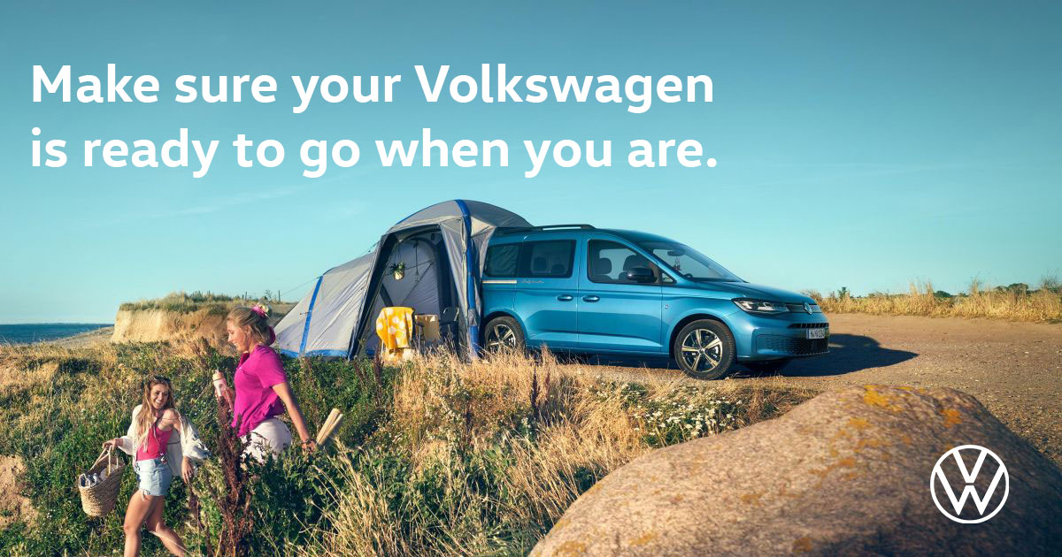 VW Book your service now and ensure your family is safe these school holiday